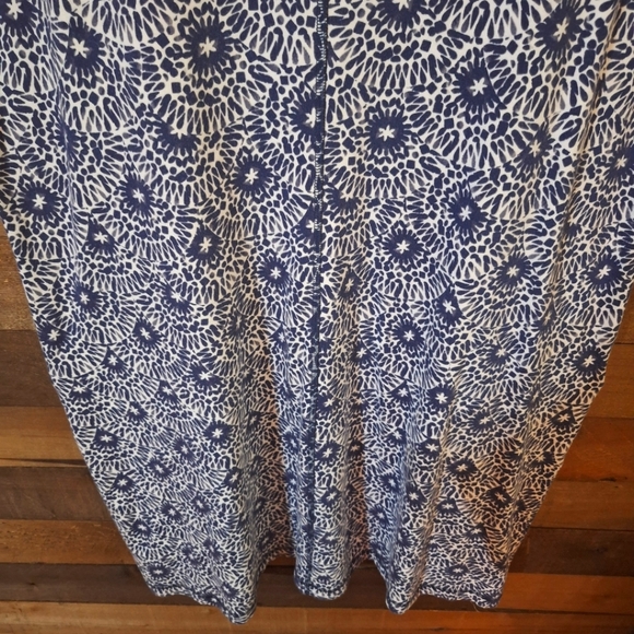 T by Talbots French Terry Dress - Geo Print SZ 2X - Picture 4 of 12